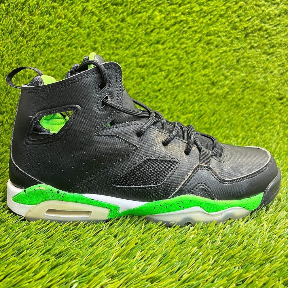 Nike‎ Air Jordan Flight Club 91 Boys Size 6.5Y Black Basketball Shoes Sneakers